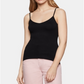 Camisola canelada feminina BCBGeneration, preta, tamanho pequeno