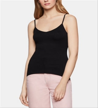 Camisola canelada feminina BCBGeneration, preta, tamanho pequeno