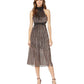 Vestido feminino BCBGeneration com decote falso e laço nas costas, preto, tamanho 2