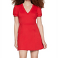 Vestido feminino liso evasê BCBGeneration vermelho tamanho XX-S