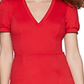 Vestido feminino liso evasê BCBGeneration vermelho tamanho XX-S