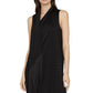 Vestido longo sem mangas feminino BCBGMAXAZRIA, preto, tamanho 4