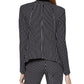 Blazer feminino BCBGeneration com manga três quartos, preto, tamanho X-S