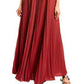 BCBGMAXAZRIA Vestido de noite feminino plissado de um ombro só, vermelho, tamanho extrapequeno