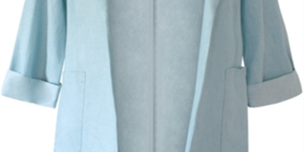 Blazers femininos BCBGeneration azul tamanho grande