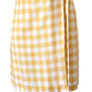 Vestido envelope xadrez feminino BCBGeneration amarelo tamanho médio