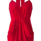 Vestido MIDI Faux Wrap Feminino BCBGeneration Vermelho Tamanho Médio