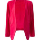 Blazer feminino BCBGeneration com frente aberta, vermelho, tamanho X-S