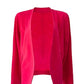 Blazer feminino BCBGeneration com frente aberta, vermelho, tamanho X-S