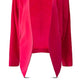Blazer feminino BCBGeneration com frente aberta, vermelho, tamanho X-S