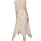 Vestido envelope feminino BCBGMAXAZRI com estampa de cobra rosa tamanho grande