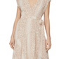 Vestido envelope feminino BCBGMAXAZRI com estampa de cobra rosa tamanho grande