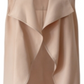 Colete drapeado feminino BCBGeneration marrom tamanho pequeno