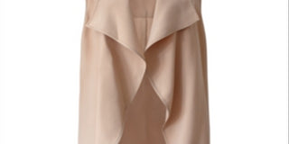 Colete drapeado feminino BCBGeneration marrom tamanho pequeno