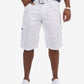 X-ray Shorts Cargo Masculino com Cinto e Bolso Duplo Branco Tamanho 38