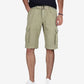 X-Ray Shorts Cargo Masculino com Cinto em Sarja e Fita Marrom Tamanho 34