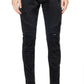 Calça jeans masculina X-Ray Regular Fit Preta Tamanho 36X32