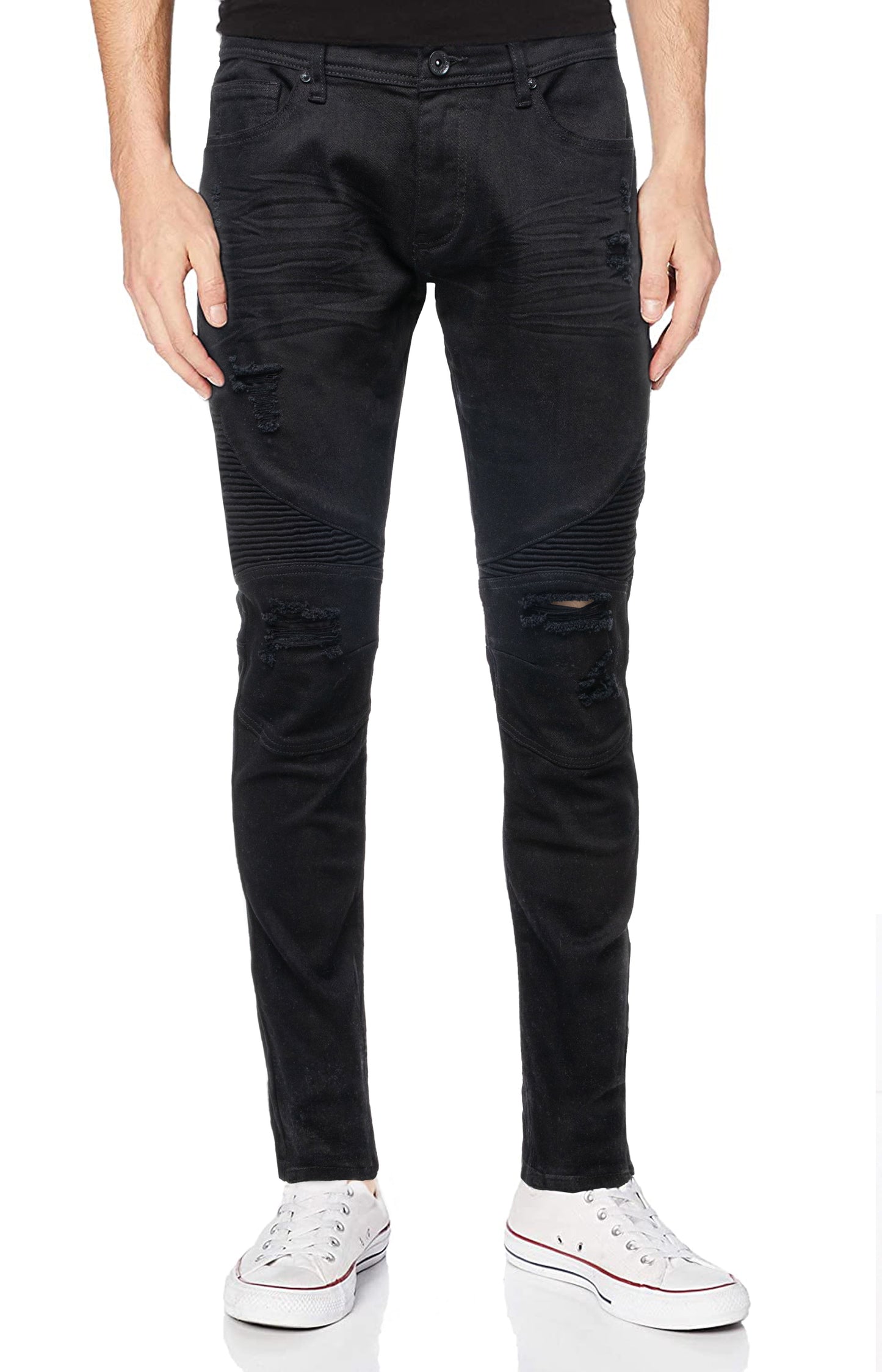 Calça jeans masculina X-Ray Regular Fit Preta Tamanho 36X32