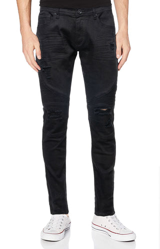 Calça jeans masculina X-Ray Regular Fit Preta Tamanho 36X32