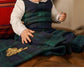 Polo Ralph Lauren - Conjunto de body com gola e macacão xadrez para meninos