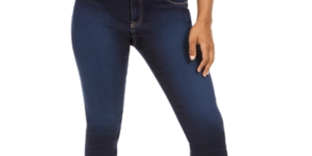 Calça jeans skinny sem costura Sound Style Shape and Lift feminina, preta, tamanho 12