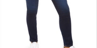 Calça jeans skinny sem costura Sound Style Shape and Lift feminina, preta, tamanho 12