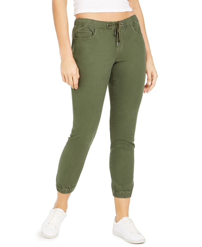 Calça Jogger Rewash Junior Cropped Pull On Verde Tamanho P
