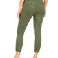 Calça Jogger Rewash Junior Cropped Pull On Verde Tamanho P
