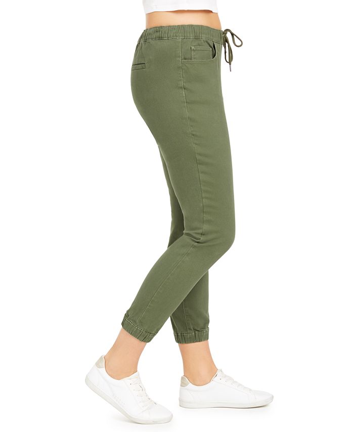 Calça Jogger Rewash Junior Cropped Pull On Verde Tamanho P