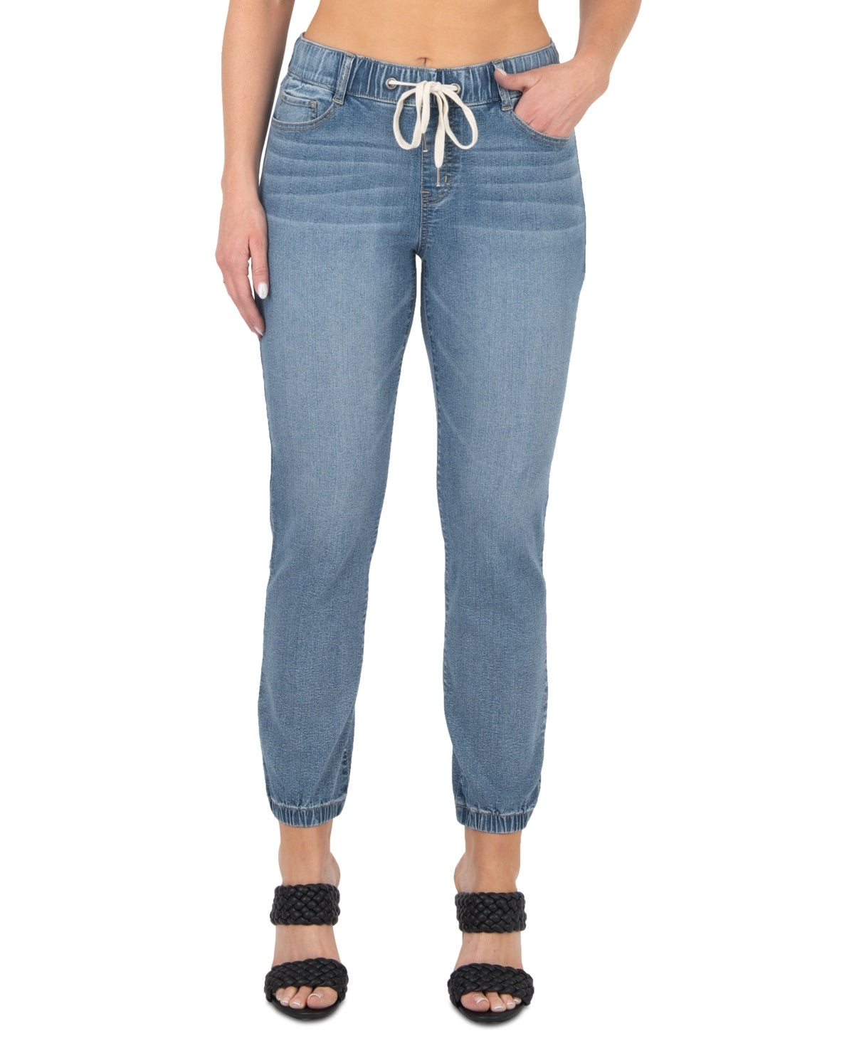 Calça jeans jogger Rewash Junior's azul tamanho X-S