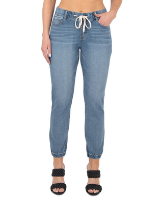 Rewash Junior's Pull on Jogger Jeans Blue Size X-Small