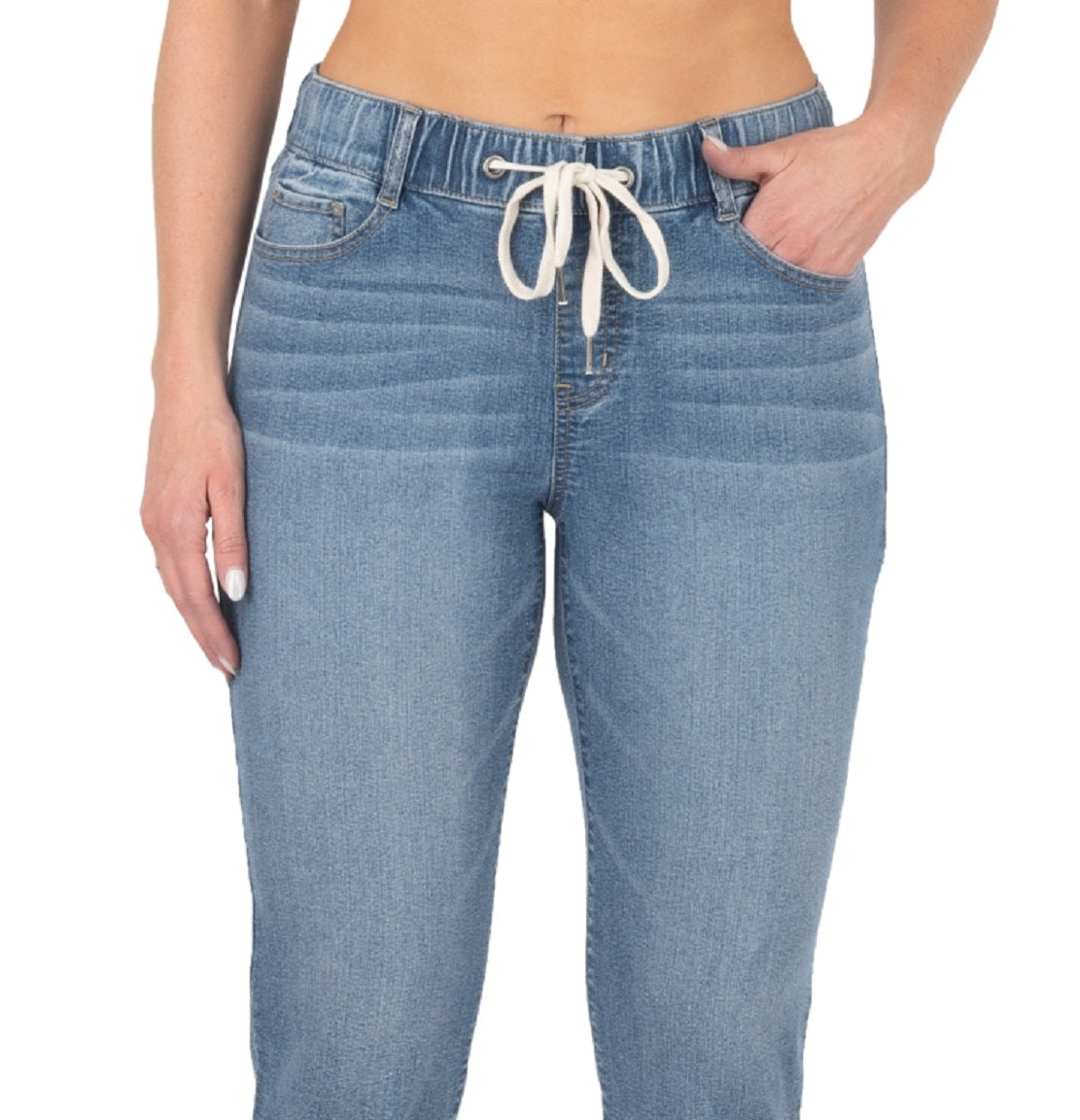 Calça jeans jogger Rewash Junior's azul tamanho X-S