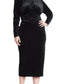 ELOQUII Women's Plus Size Corset Detail Dress - 16, Black Onyx