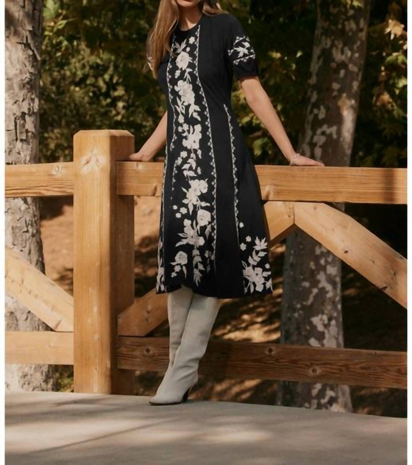 Johnny Was - SEAMED KNIT DRESS CAMILLE