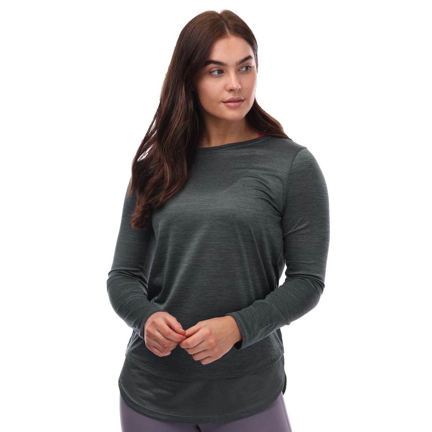 Under Armour Tech Vent Long Sleeve Womens Training Top - Black L