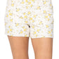 Judy Blue - Flower Print Mid-Rise Shorts