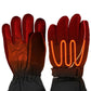 Luvas de neve aquecidas com bateria AA Actionheat para mulheres, tamanho regular, pretas