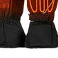 Luvas de neve aquecidas com bateria AA Actionheat para mulheres, tamanho regular, pretas