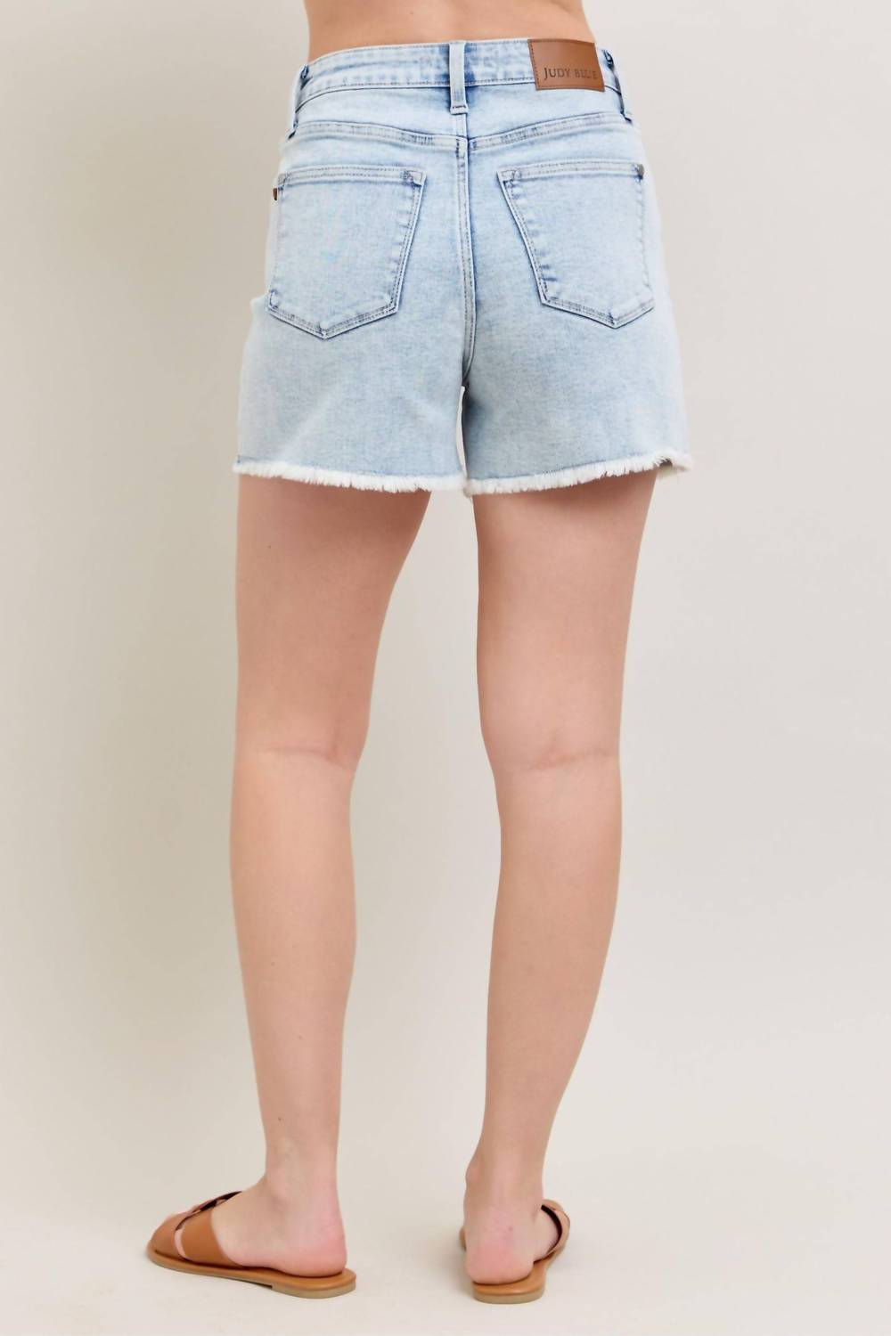Judy Blue - High Waist Cut-off Denim Short