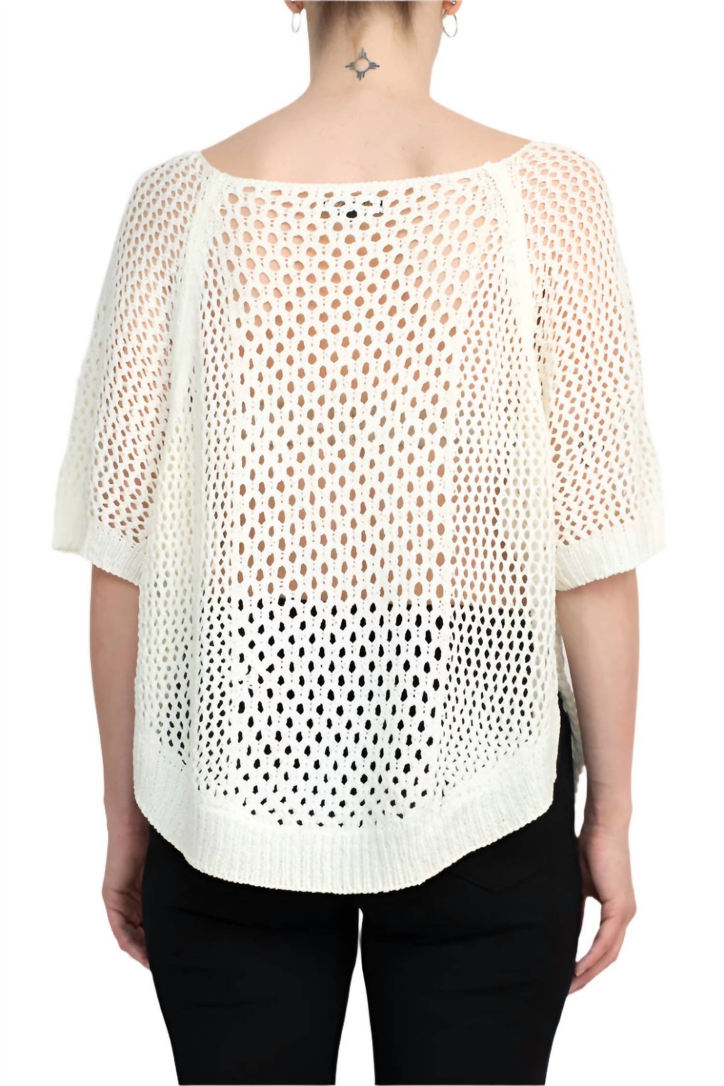Alberto Makali - Scoop Neck Knit Top