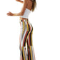 Bibi - Multicolor Stripe Bell Bottom Pants