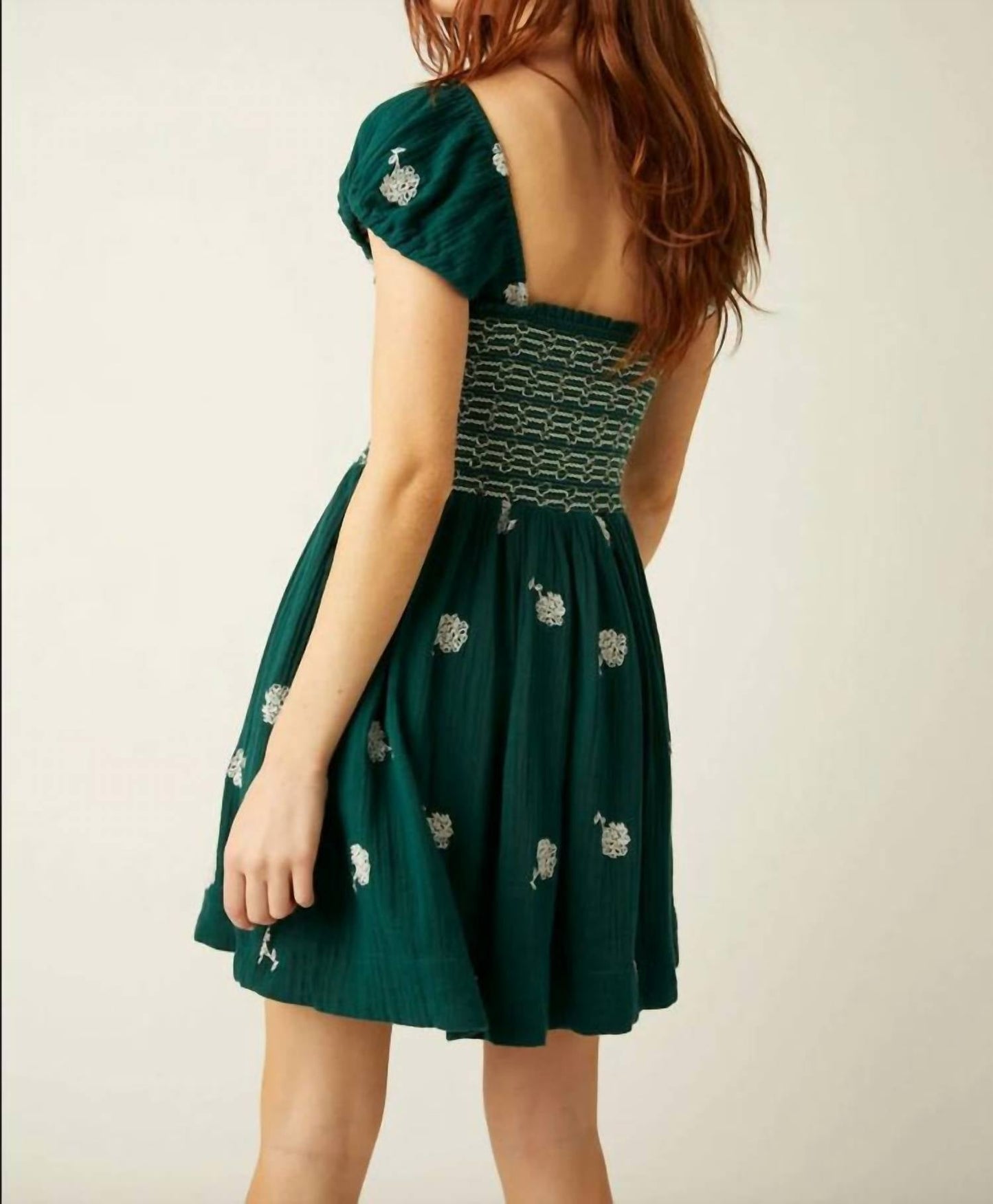 Free People - Tory Embroidered Mini Dress