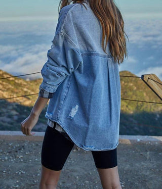 By Together - Luca Washed Denim Shacket