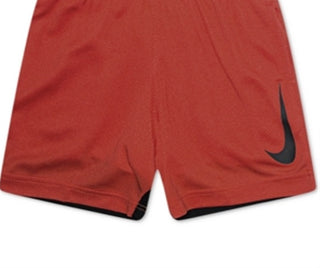 Shorts Nike Swoosh para meninos, tamanho 2T, vermelho