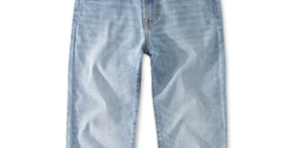 Calça jeans Levi's feminina, cintura alta, reta, azul, tamanho 7