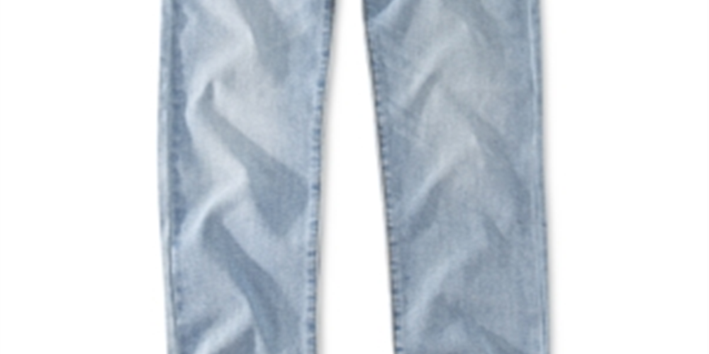 Calça jeans Levi's feminina, cintura alta, reta, azul, tamanho 7