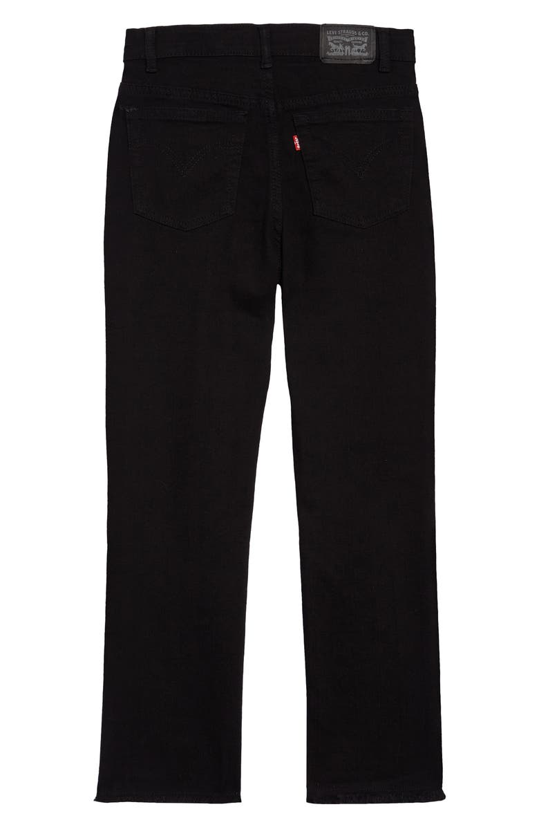 Calça jeans Levi's de cintura alta e perna reta para meninas - tamanho 14, azul