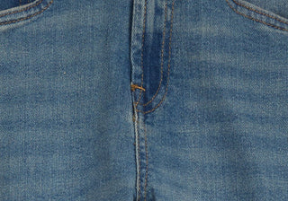 Calça jeans Levi's de cintura alta e perna reta para meninas - tamanho 14, azul