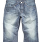 Calça jeans Levi's Husky 514 Straight Fit para meninos, azul, tamanho 10