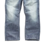 Calça jeans Levi's Husky 514 Straight Fit para meninos, azul, tamanho 10